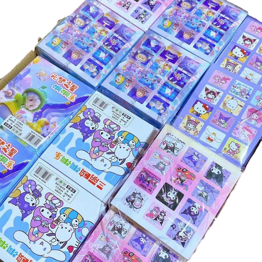 Muñeca de 12 hoyos caja ciega agujero agujero música pinche agujero 12 en dibujos animados puestos nostálgicos tienda juguetes de regalo para estudiantes de primaria