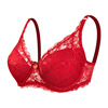 Thin underwear, cup, lace comfortable bra, suitable for import, European style, plus size