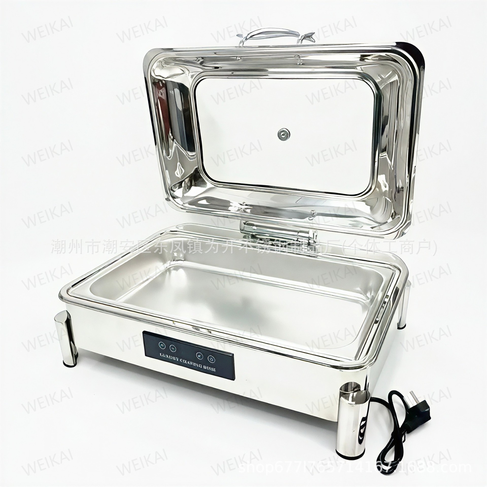 Horno de aislamiento térmico buffet de acero inoxidable de lujo horno de calentamiento eléctrico de desayuno comercial horno Buffy solapa de cocina caliente del Hotel image 3