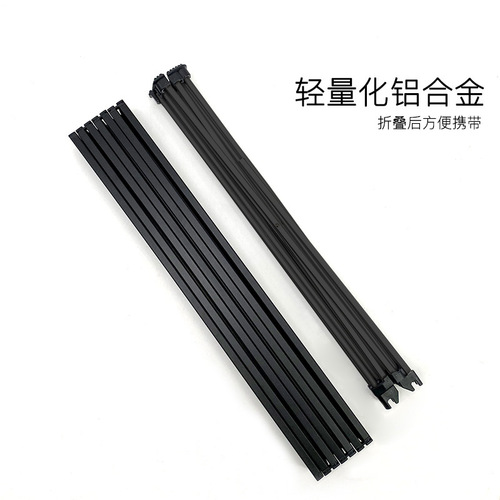 Outdoor camping portable folding table Ultra-light aluminum camping barbecue table Street stall table Mini egg roll table