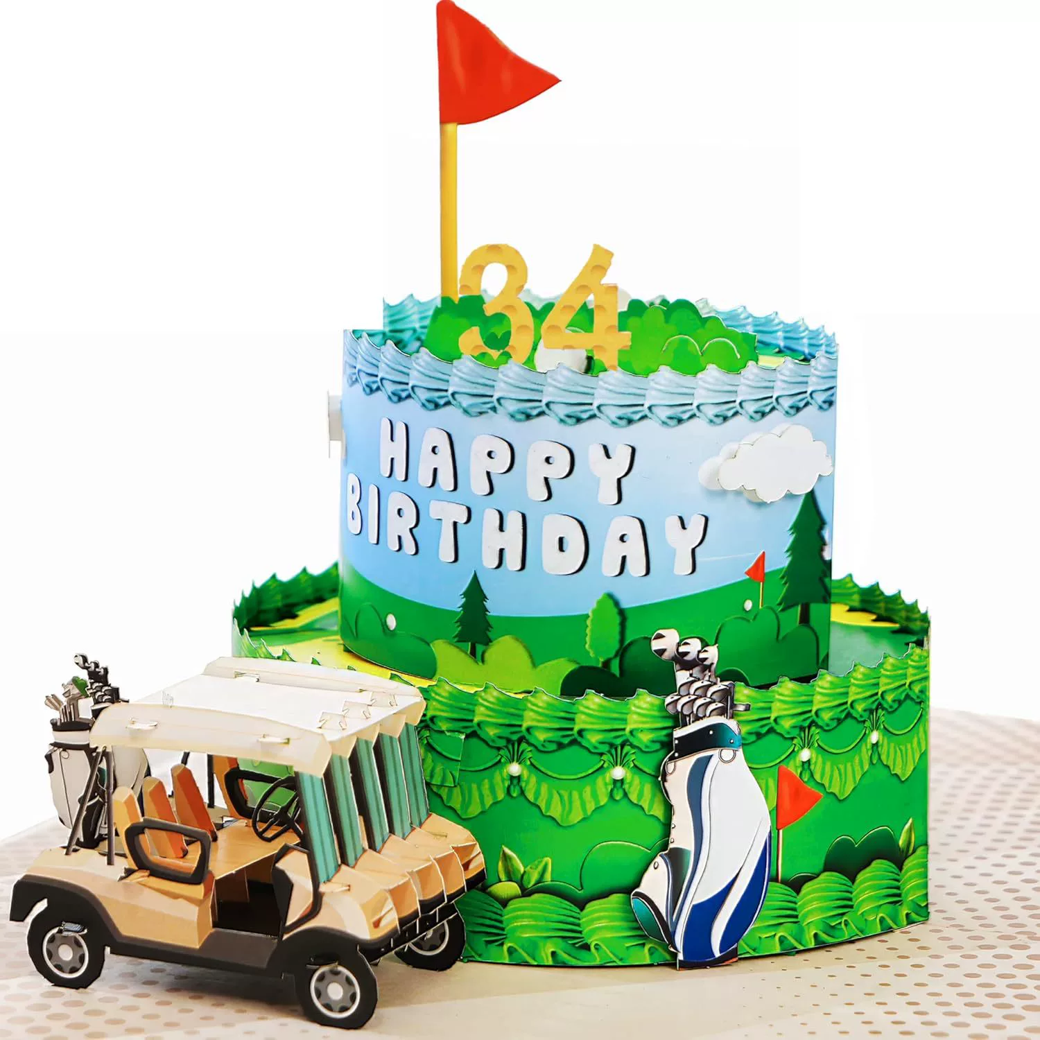 Закупочная трехмерная открытка Amazon, чтобы отправить отцу поздравительную открытку на день рождения