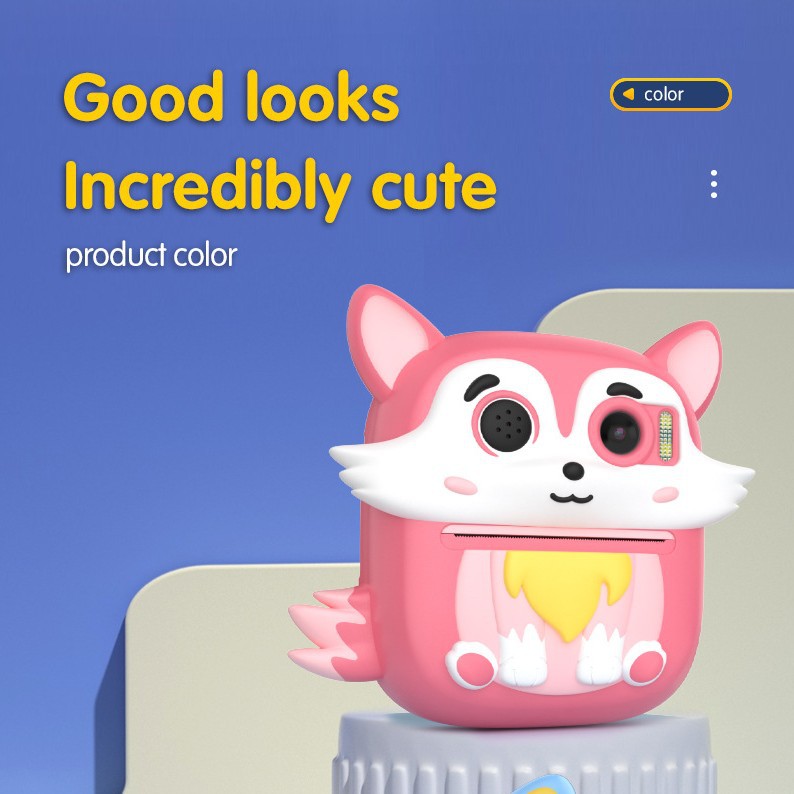 Nuevo P7 fotos de dibujos animados digitales para niños de doble fotografía de mini niños HD cámara de impresión de fotos