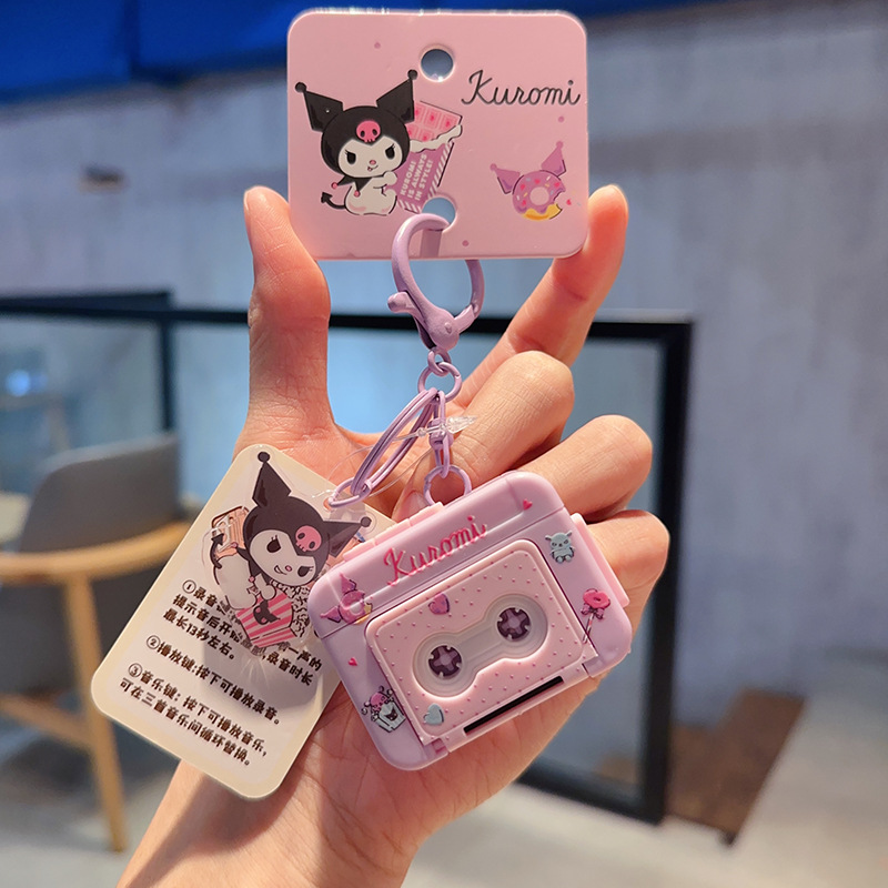 2026年新作正規品サンリオクロミぬいぐるみキーホルダー女性向け可愛いハローキティぬいぐるみカメラ小物