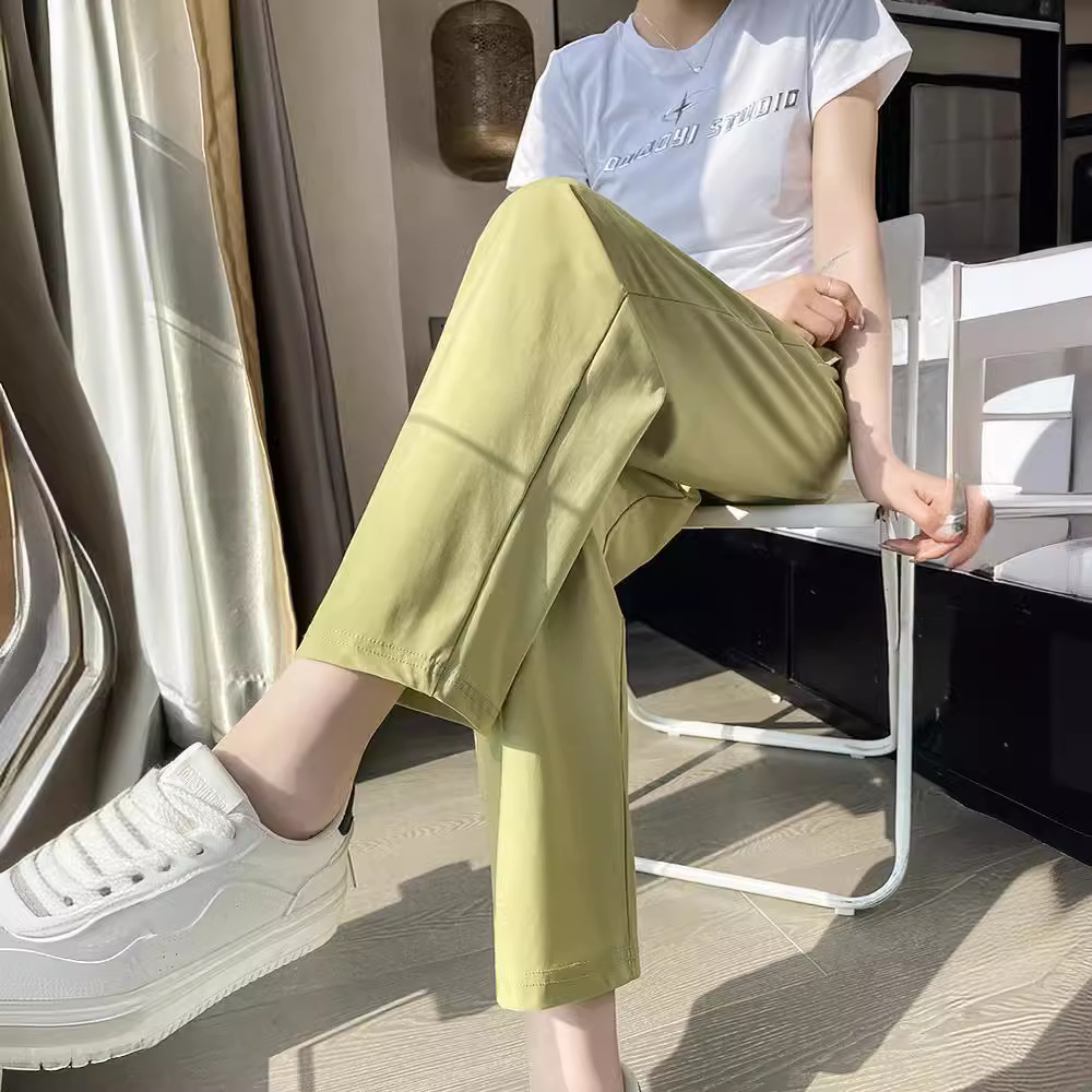Quick dry silk trousers