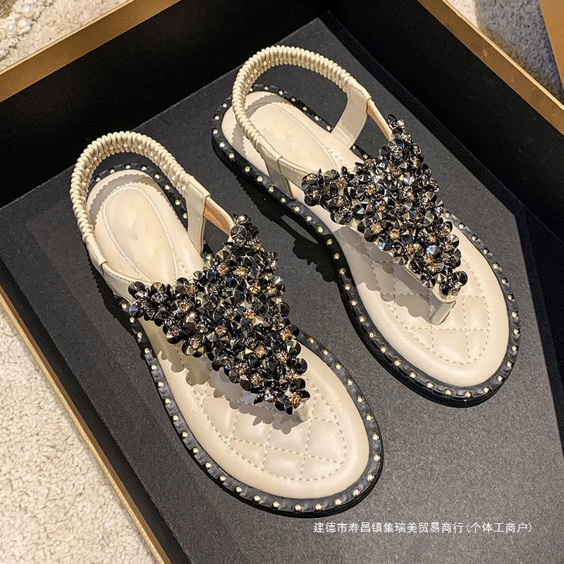 Romantic and delicate summer fashionable women's sandals with…