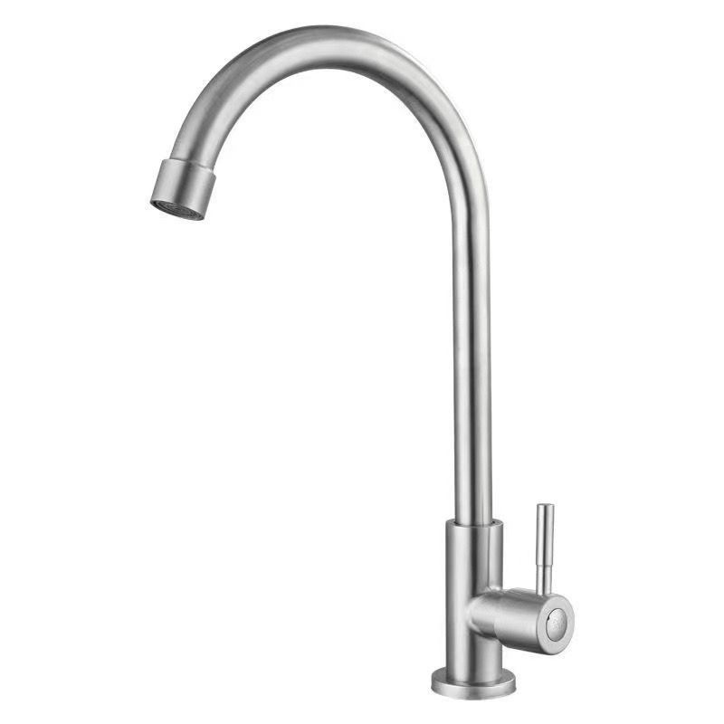 304 stainless steel kitchen single cooling faucet rotating sink sink quick-opening all-copper vertical manufacturer, starting from one piece undefined