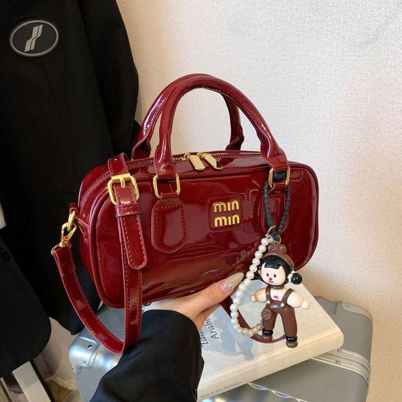 クロスボーダー2025新型ボーリング小方包小衆女包min枕包ファッション手提げ斜め掛けバッグ|undefined
