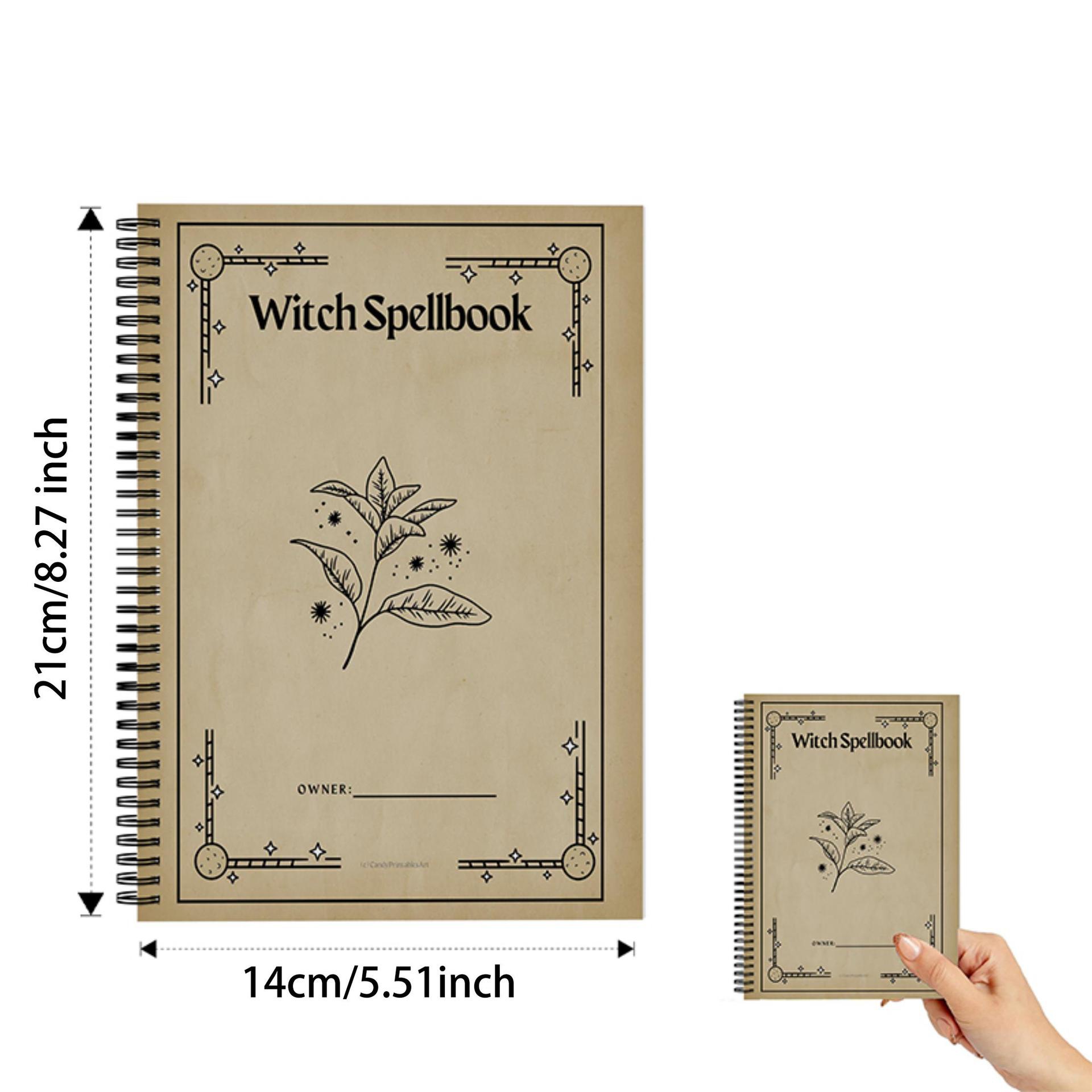 New cross-border ADHD Witchy Planner, Witch Habit Tracker Witch Planner