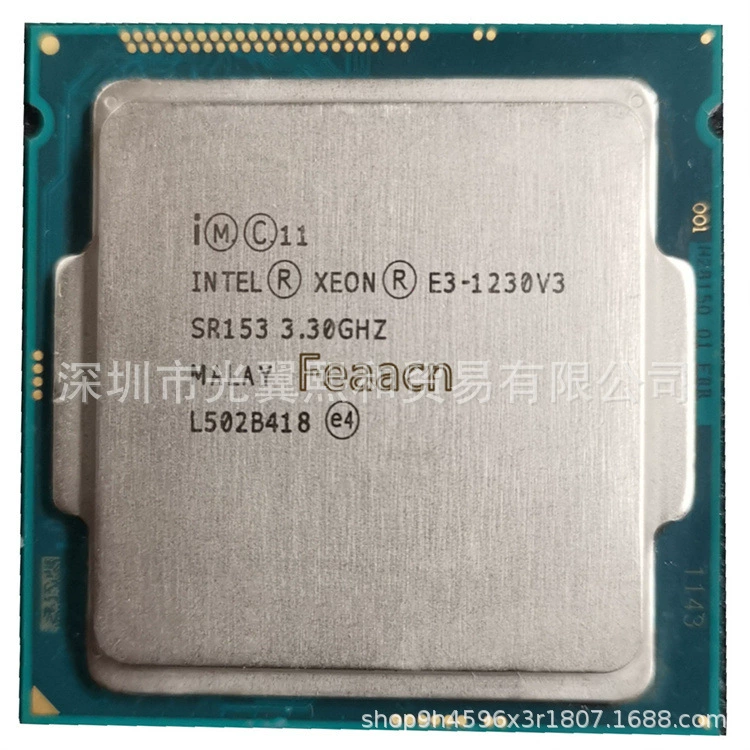 LNTEL Xeon E3 1226V3 SR1R0 3.30ГГц четырехъядерный восьмитредовый, сокет 1150