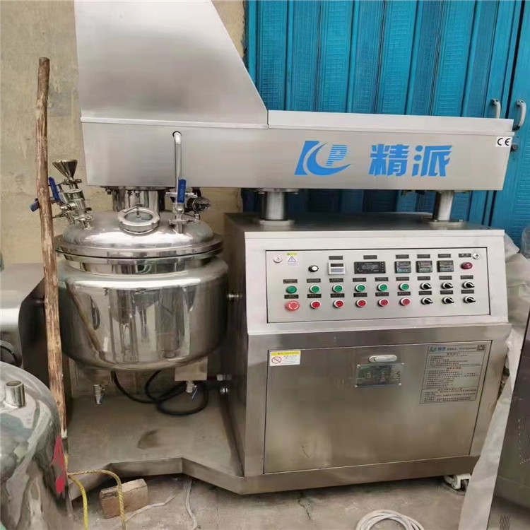 购销二手1000升2000升固定式真空乳化机 双向螺带搅拌乳化机