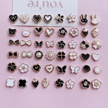 小香风黑白系列迷你小号饰品配件 眼镜盒服装装饰辅料diy手工配饰