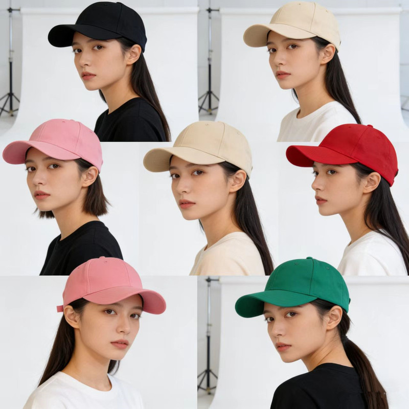 Cross-Border Solid Color Hard-Top Versatile Hat for Women, Summer High-End Breathable Sunshade Baseball Cap, Amazon Couple's Baseball Cap Cross-Border Solid Color Hard-Top Versatile Hat for Women, Summer High-End Breathable Sunshade Baseball Cap, Amazon Couple's Baseball Cap
