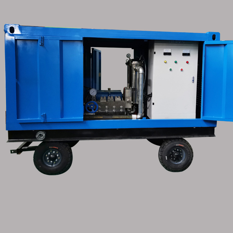 100Mpa工业用清洗机电动110kw大型列管水垢油污疏通清洗机