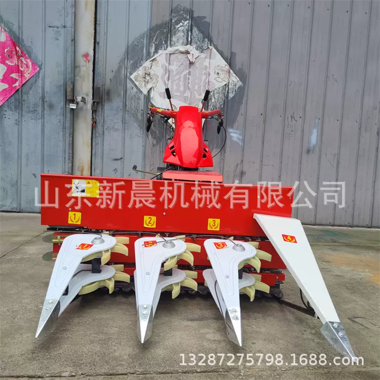 1米宽辣椒收割机 艾草黄豆割倒机黑麦草手扶晒机