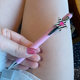 New Pink Barbie Student Ballpoint Pen South Korea Internet Red Same Style Press Gel Pen Writing Sign Pen High Color Value