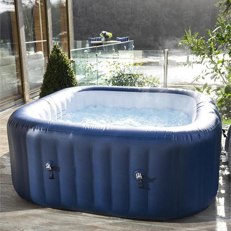 Directo de fábrica inflable jacuzzi calefacción transfronteriza masaje piscina casa SPA ola burbuja cuadrado baño caliente