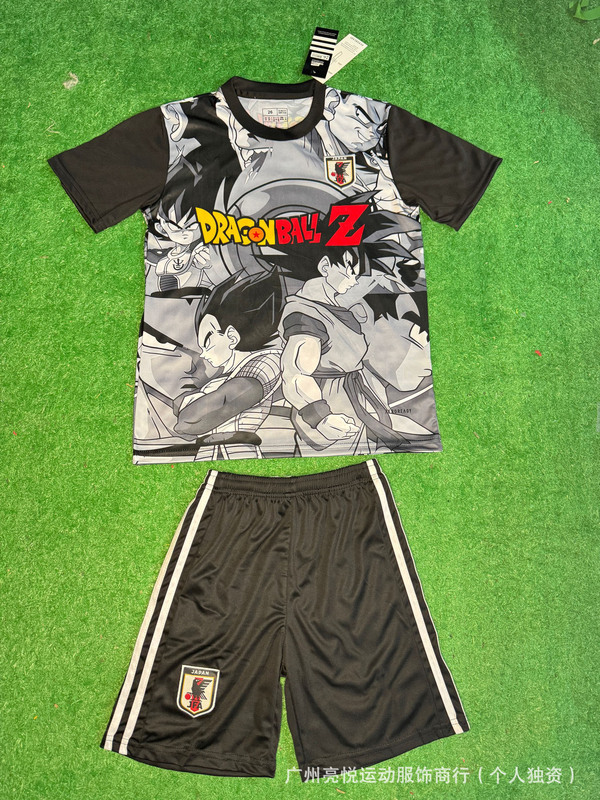サッカーユニフォーム日本アニメワンピースドラゴンボールナルト超サイヤ人クレヨンしんちゃんシリーズ子供服|undefined
