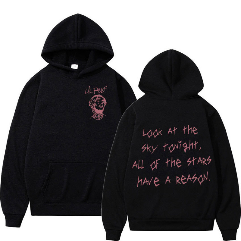 Rapper Lil Peep Tour Concert Hoodie Men's Hip Hop Fashion Pu