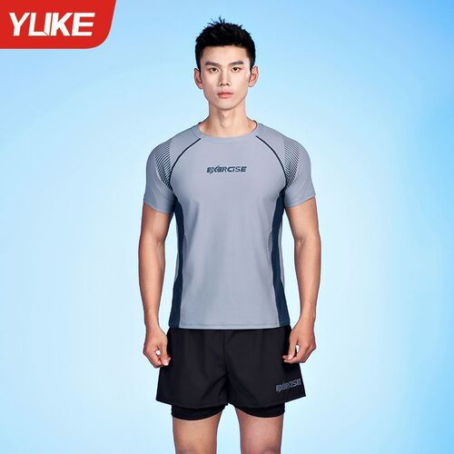 Swimsuit men's split college professional swimsuit new loose adult anti-embarrassment swimming trunks suit