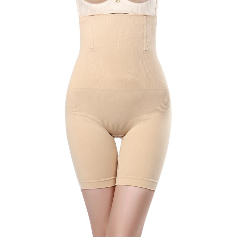 Cross-Border Boxer High-Waisted Tummy-Tightening Underwear, Corset, Butt Lift, Body-Shaping Postpartum Body-Shaping Pants, Women's Plus Size Slimming Pants for Women