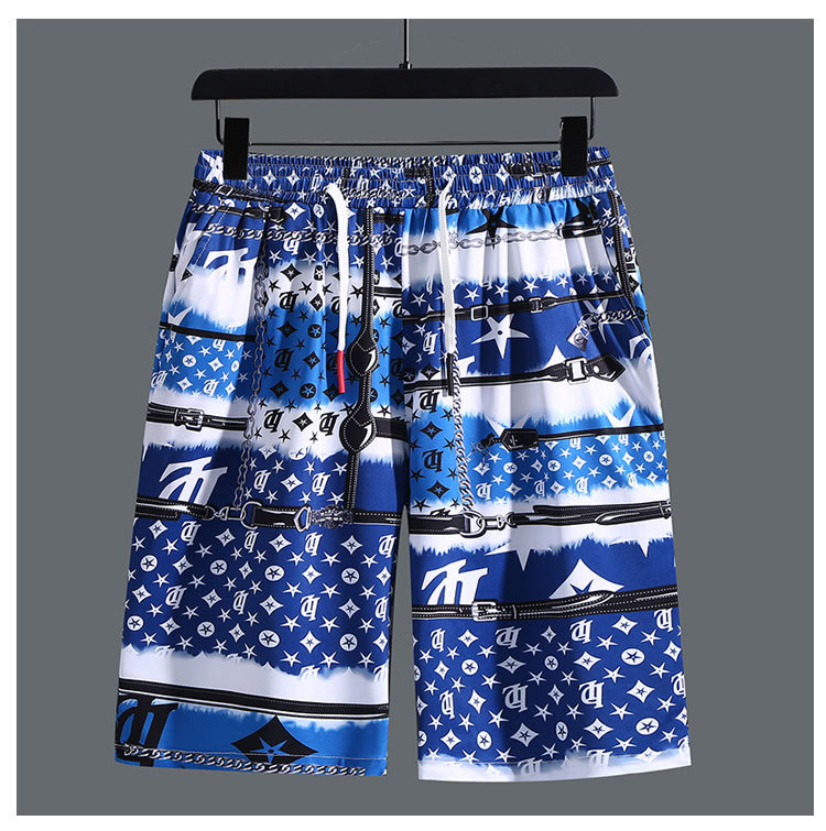 2026 Extra Large Men's Summer Elastic Loose Casual Shorts, Plus Size Quick-dry Sports Shorts_viptrois.com
