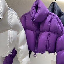 花卷2025冬季新款小众设计师款轻奢鸭绒短款加厚羽绒服女外套