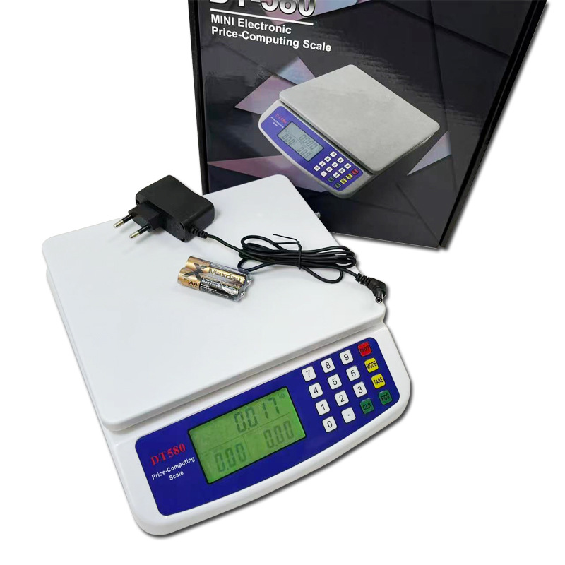 Cross-border small pricing scale 30kg electronic scale DT580 kitchen scale commercial food scale household weighing scale
