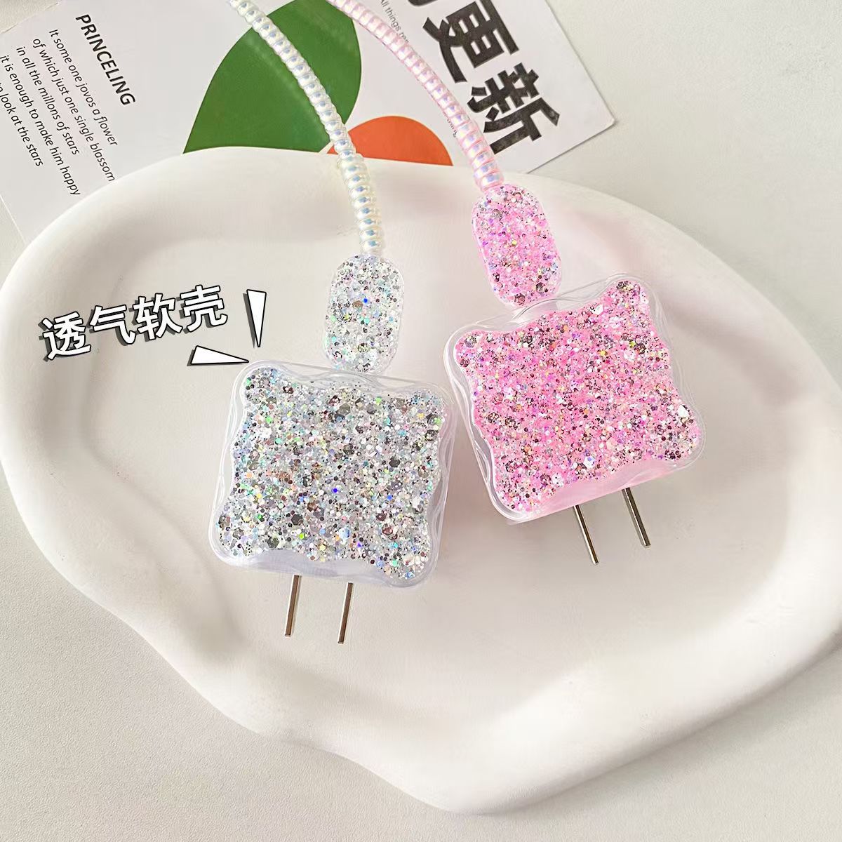 Para Apple 14 línea de datos cubierta protectora iPhone13 cargador cabezal 12promax bobinado estuche para iPad