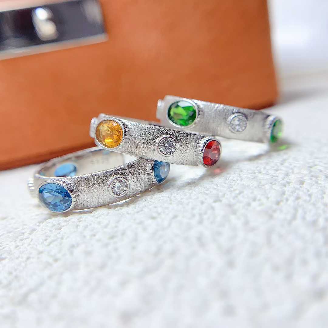 organic retro stone inlay