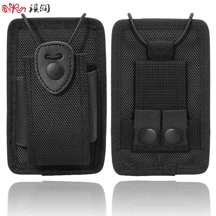 Recorder Leather Case, Universal Wear-Resistant Waist-Mounted Back Clip, Work Recorder Cloth Cover, Police Wing and Wing Recorder Protective Cover