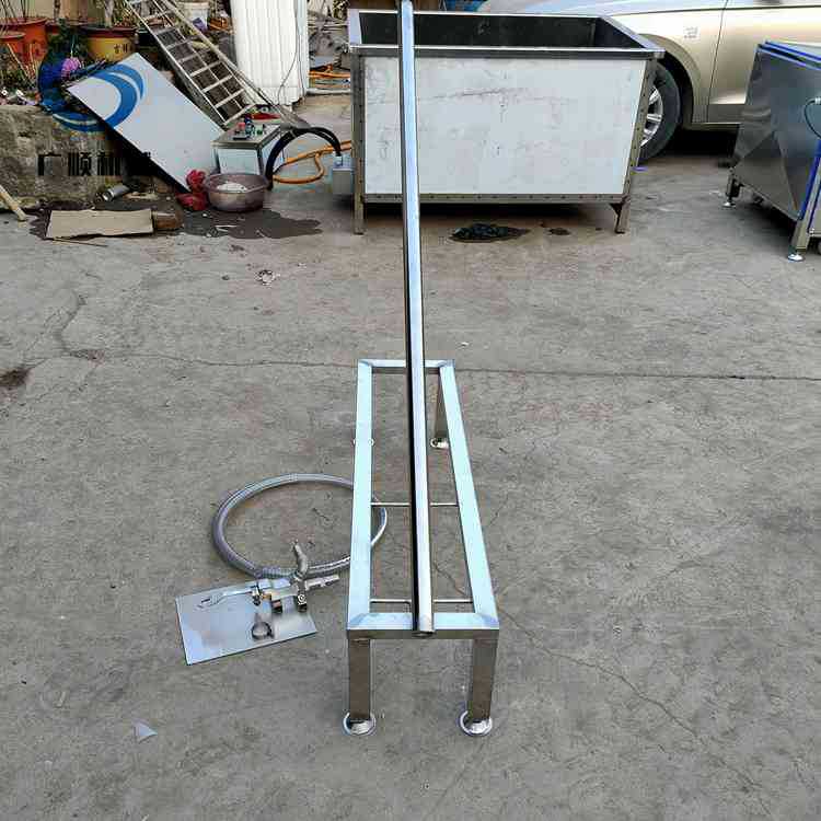 翻肠机 猪大肠翻肠清洗机 不锈钢材质脚踏式翻肠机 粪便冲洗机