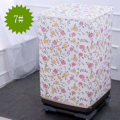 Washing machine cover waterproof, sunproof and dustproof household fully automatic pulsator drum washing machine cover washing machine cover home appliance cover