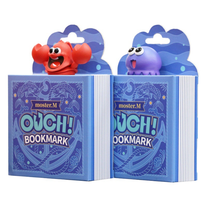 Wu Mi naranja original PVC 3D 3D Marine animal marcador tiburón tortuga pulpo creativo creación cultural