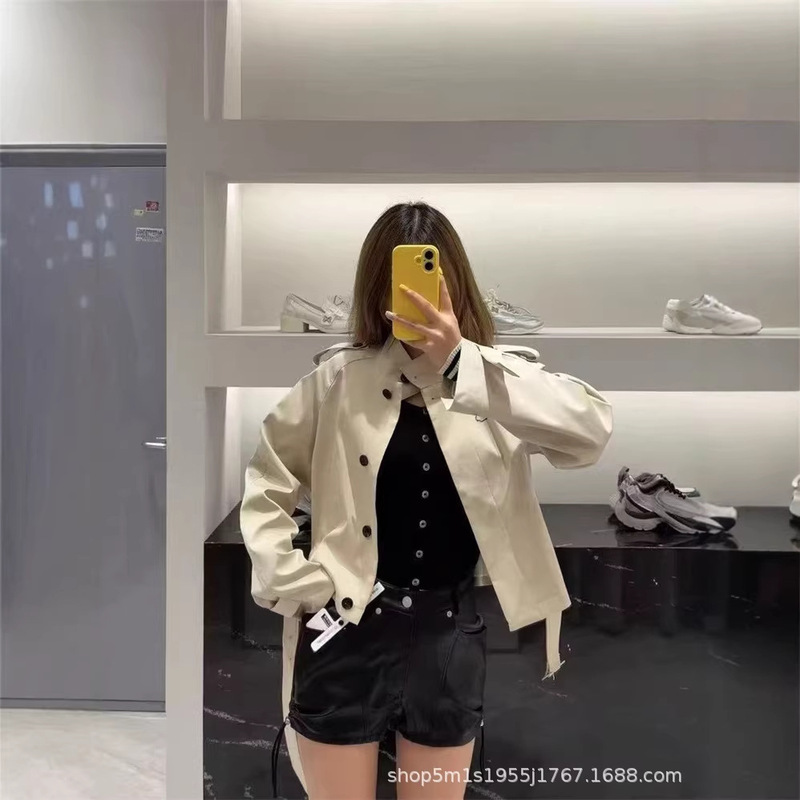 Nanyou High-Quality 26 Early Spring New Black Matte Side Ruched Biker Pu Leather Pants Versatile Hot Girl Shorts for Women