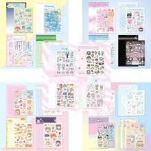 韩国贴纸可爱女孩happynyangday韩国平替pobe咕卡手账diy素材贴画