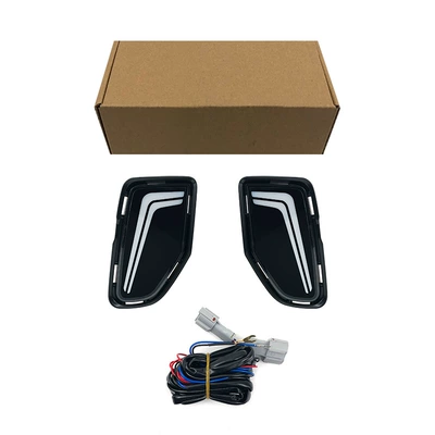 Suitable for Toyota Corolla Cross Daytime Running Lights (Gündüz işıqları) - three-colors-normal-white-light-steering-flow-yellow-light-ice-blue-left-and-right-set
