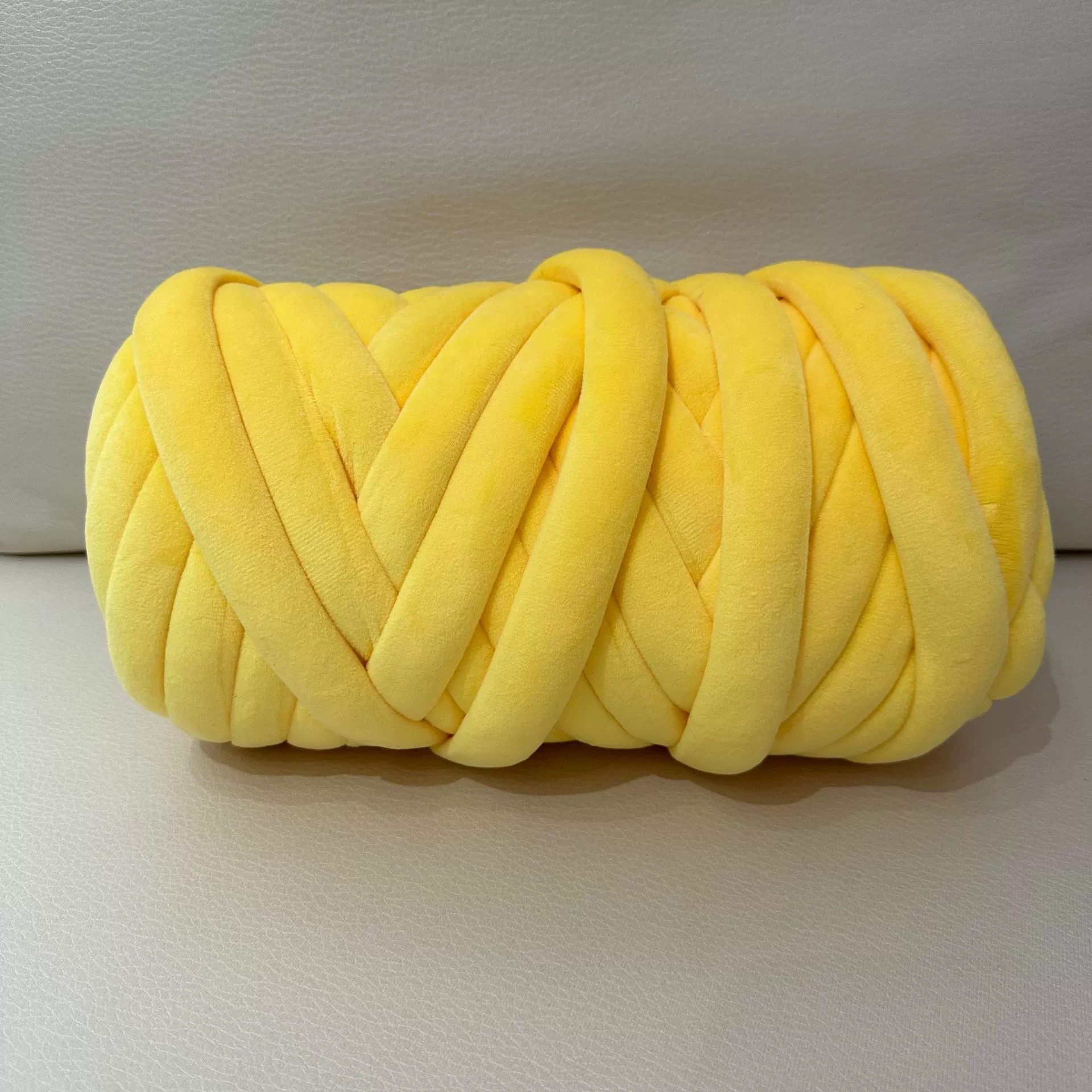 Кускай DIY пряжа для пледа, бархатное литьё хлопок, 1 кг (≈60 м), толщина 2,5 см