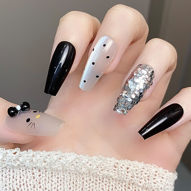 BY1827 화이트와 블랙 글루 스타일