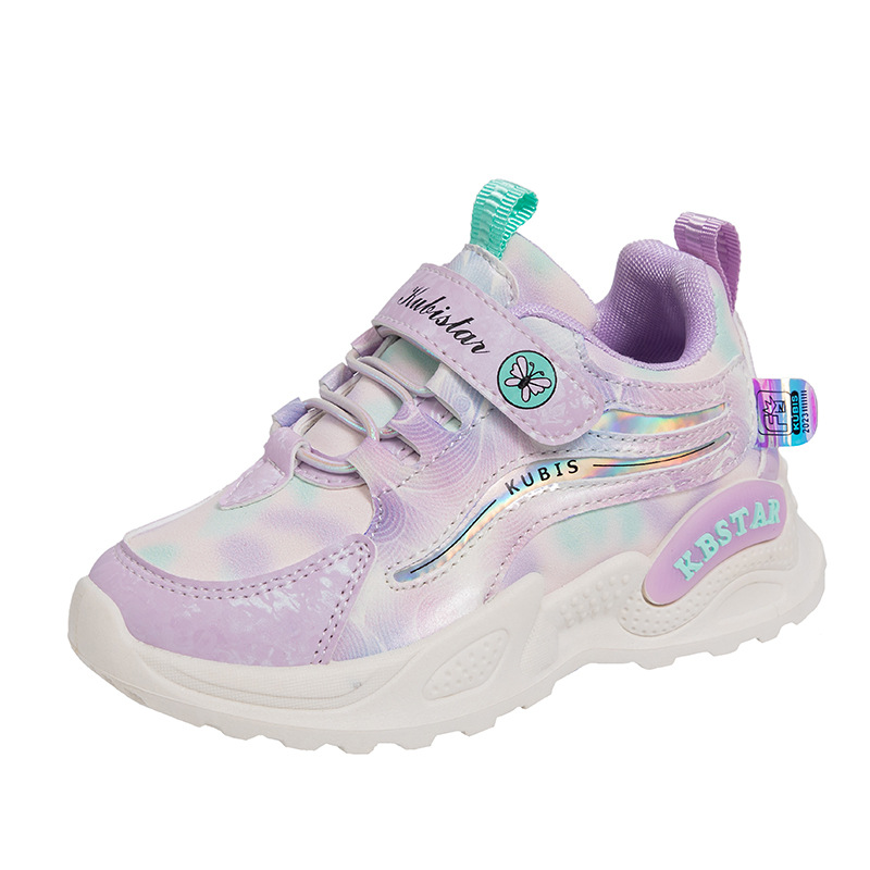 Zapatillas de deporte para niñas de moda 2024 Otoño e Invierno Nuevas zapatillas para correr para niños de estilo coreano zapatos casuales para niñas antideslizantes de fondo suave