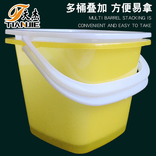 Paint bucket, paint bucket, plastic beach bucket, paint accessories wholesale, random color