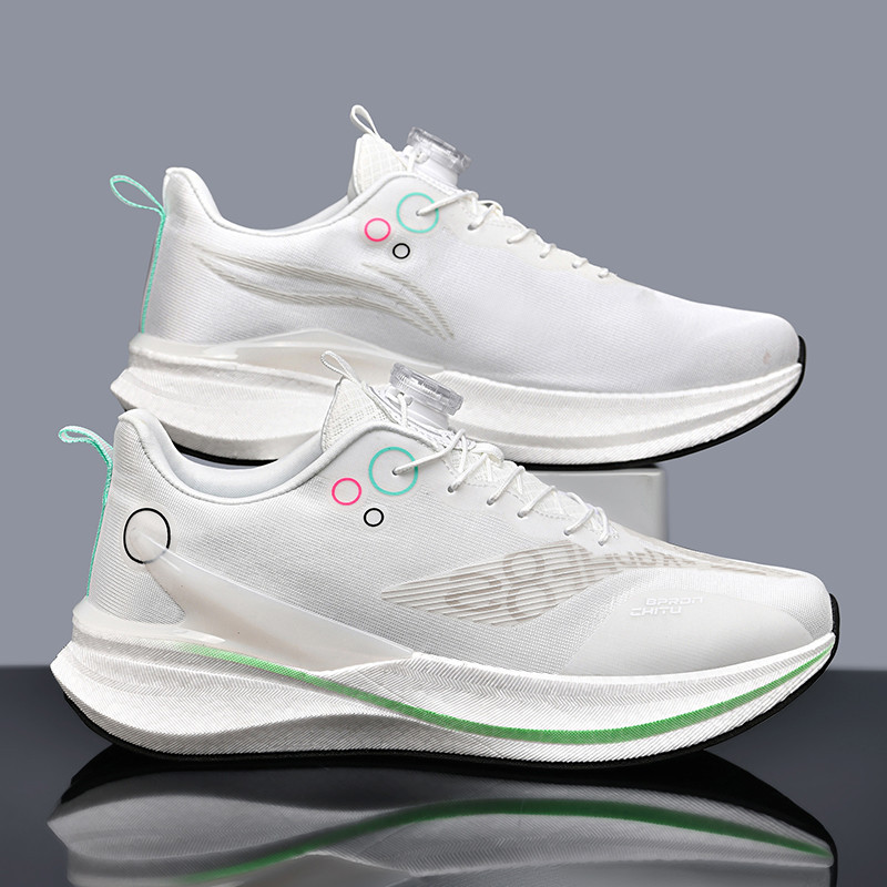 Fricción y sonido, malla juvenil, zapatos para correr transpirables, hombres y mujeres, todo fósforo, tablero de carbón realmente explosivo, zapatos deportivos casuales, marea