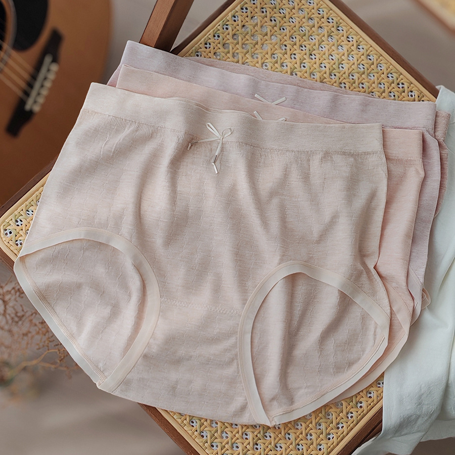 1190 plus size [60.00 kg-85.00 kg] soft high elastic waist ladies briefs mother women's large edition