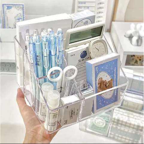 Acrylic capacious storage box