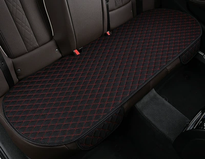 Trade Manufacturers, Linen Material Seat Cushions, Seat cushion, seat cover - black-and-red-single-piece-in-the-back-row