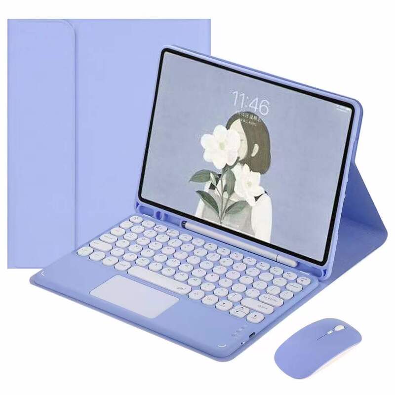 For 25 iPad Air11 Bluetooth Keyboard Case Magnetic iPad11(A16) Round Hat Touch Keyboard