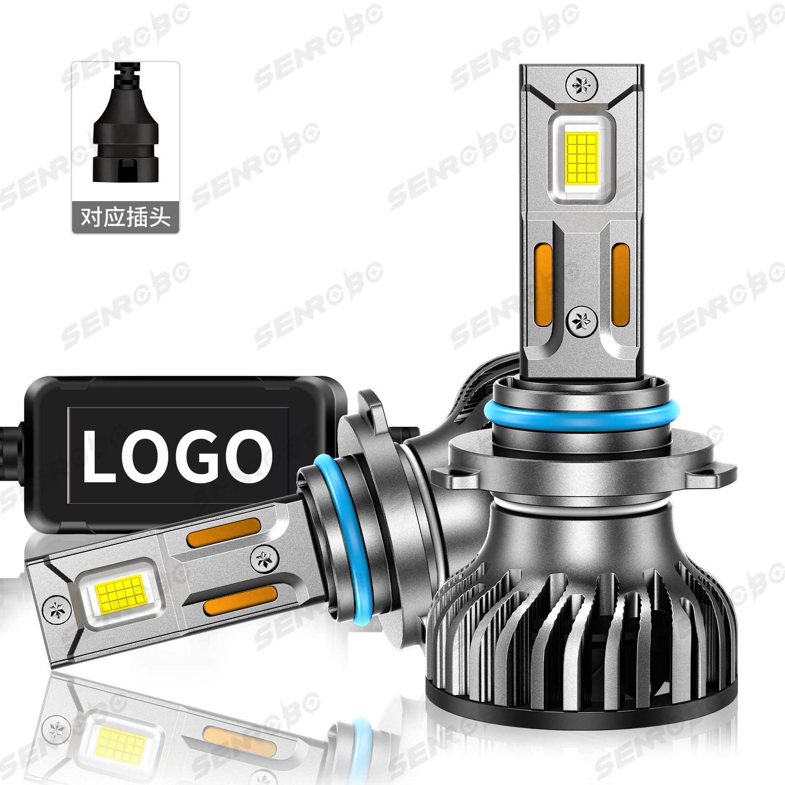 Transfronterizos de automóviles led faro no destructivo modificación H4 cerca y lejos universal H7H11 bombillas de automóviles super brillantes al por mayor image 13