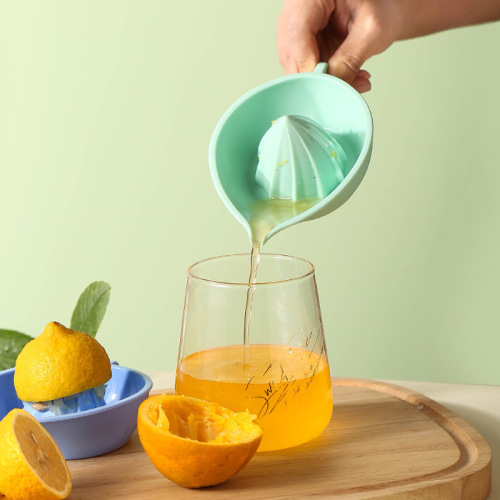 Silicone manual juicer orange juice squeezer hand pressed fruit juice cup manual lemon juicer
