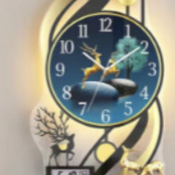 Reloj de arte, reloj, reloj de pared, sala de estar, hogar, moda, decoración de lujo ligero nórdico creativo, reloj simple, reloj de cuarzo en la pared