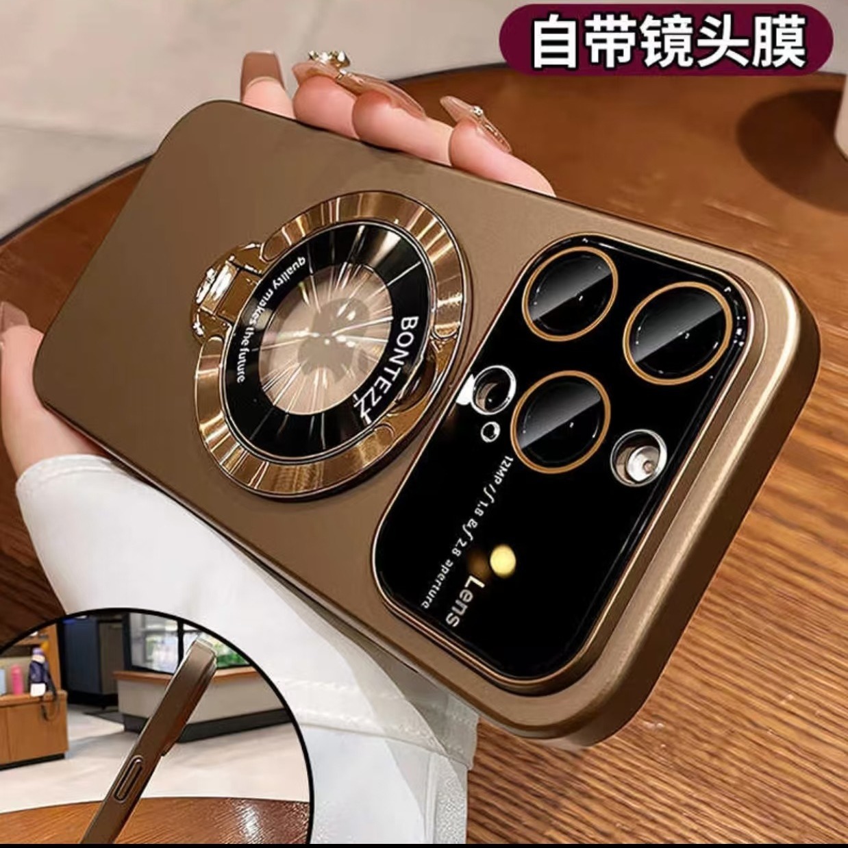 Transforma instantáneamente tu funda en una funda para teléfono de 17 años con una ventana grande, soporte magnético, adecuada para fundas protectoras de iPhone 16, funda mate para Apple 17.