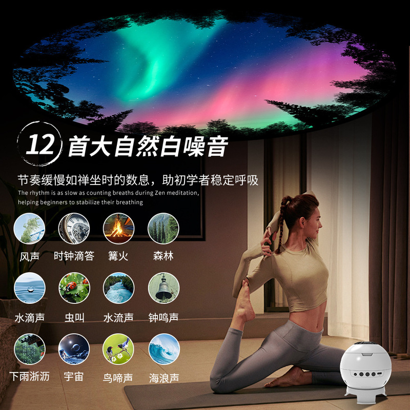 太空舱星空灯13星盘投影灯卧室床头装饰房间小夜灯睡眠布置气氛灯|undefined